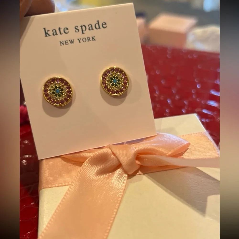 Kate spade evil eye Studs NWT #1313